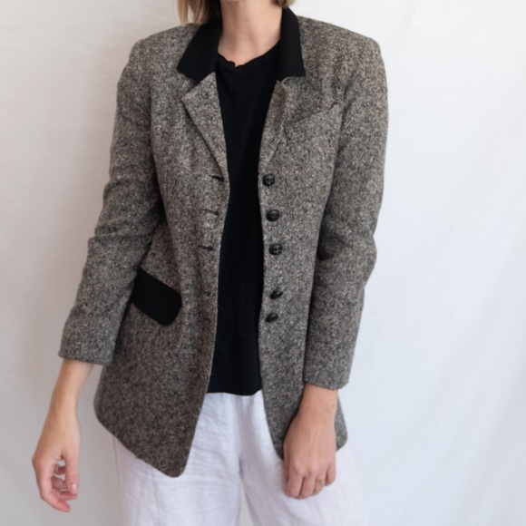 Vintage Tweed Blazer - Picture 4 of 6